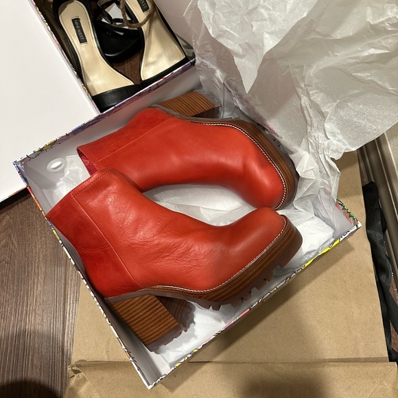 Jeffrey Campbell Shoes - Jeffrey Campbell Red Boot
